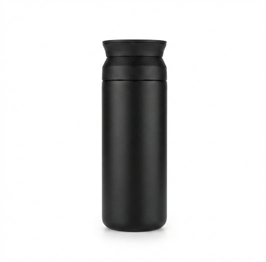 Slim Minimalist Vacuum Tumbler - Black - Meru Trophy corporate gifting