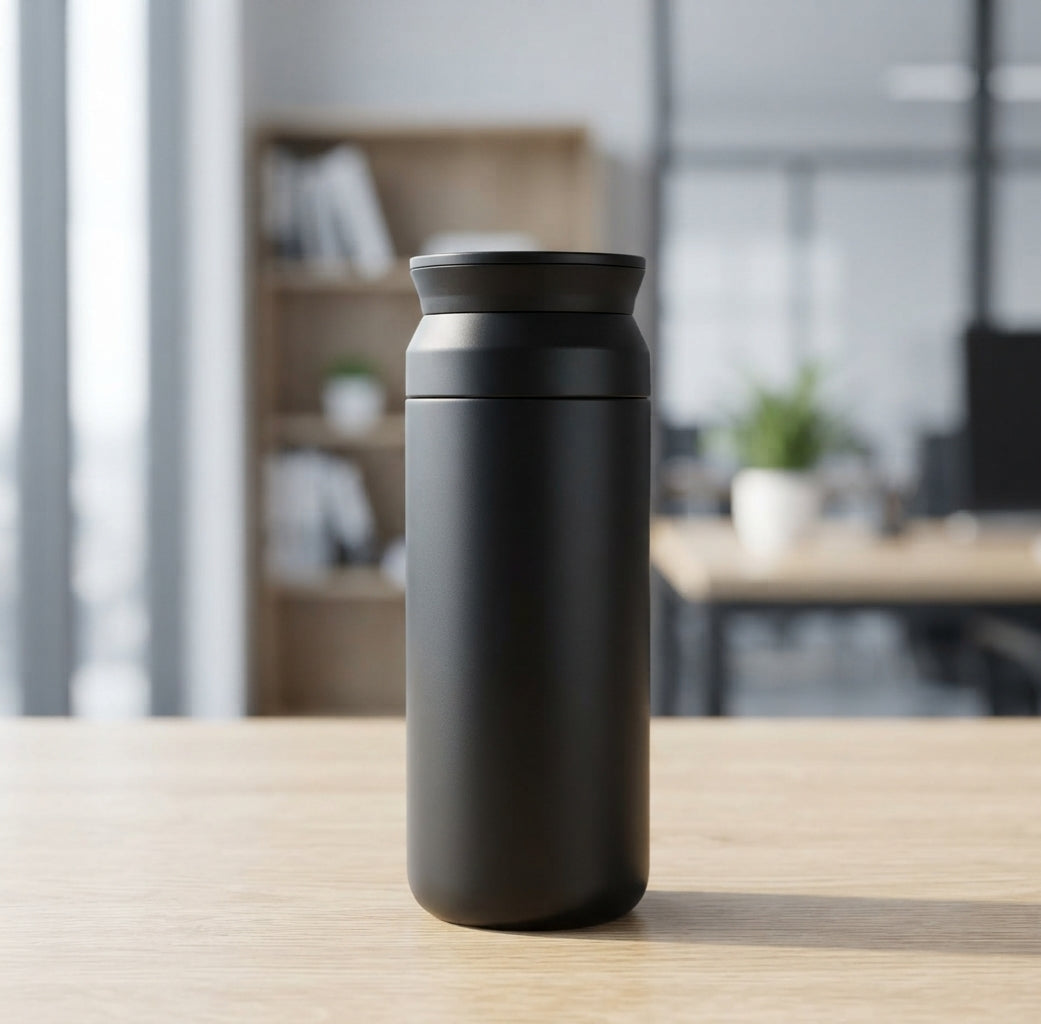 Slim Minimalist Vacuum Tumbler - lifestyle - Meru Trophy corporate gifting