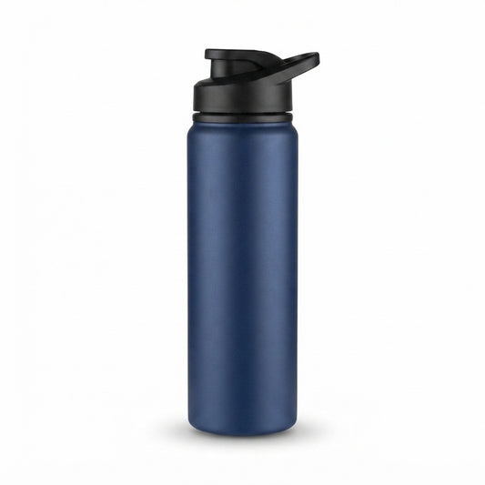 Aluminium Sipper Bottle - Navy - Meru Trophy corporate gifting
