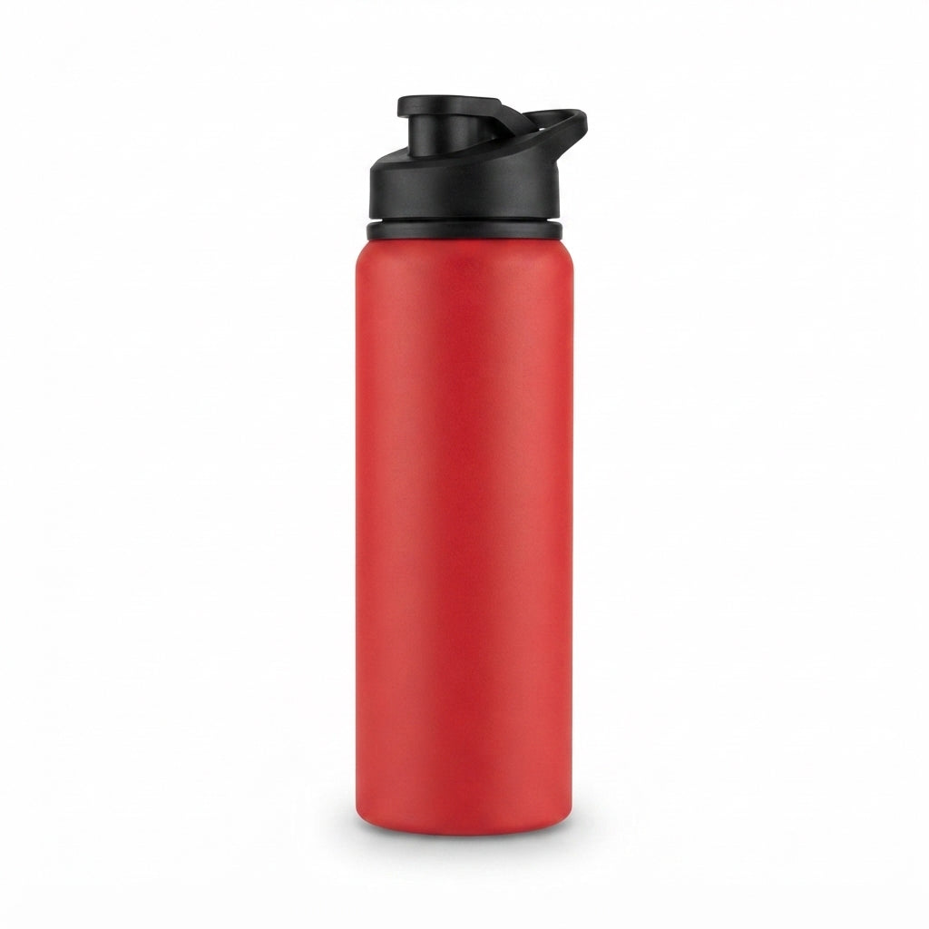 Aluminium Sipper Bottle - Red - Meru Trophy corporate gifting