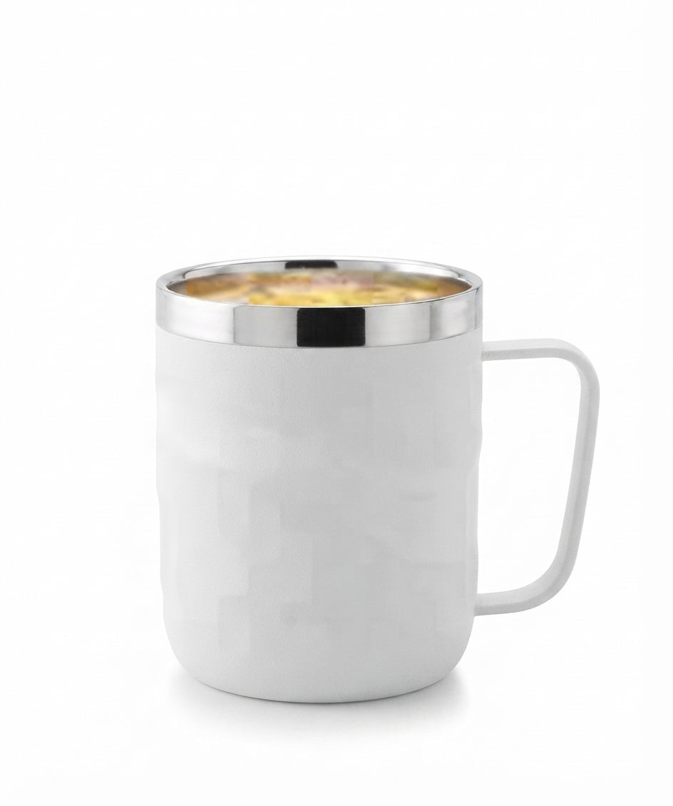 Coffee Mug with Lid - White - Meru Trophy corporate gifting