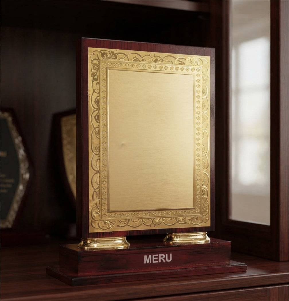 Wooden Trophy Recognition Award 3196 alternate view - Meru Trophy