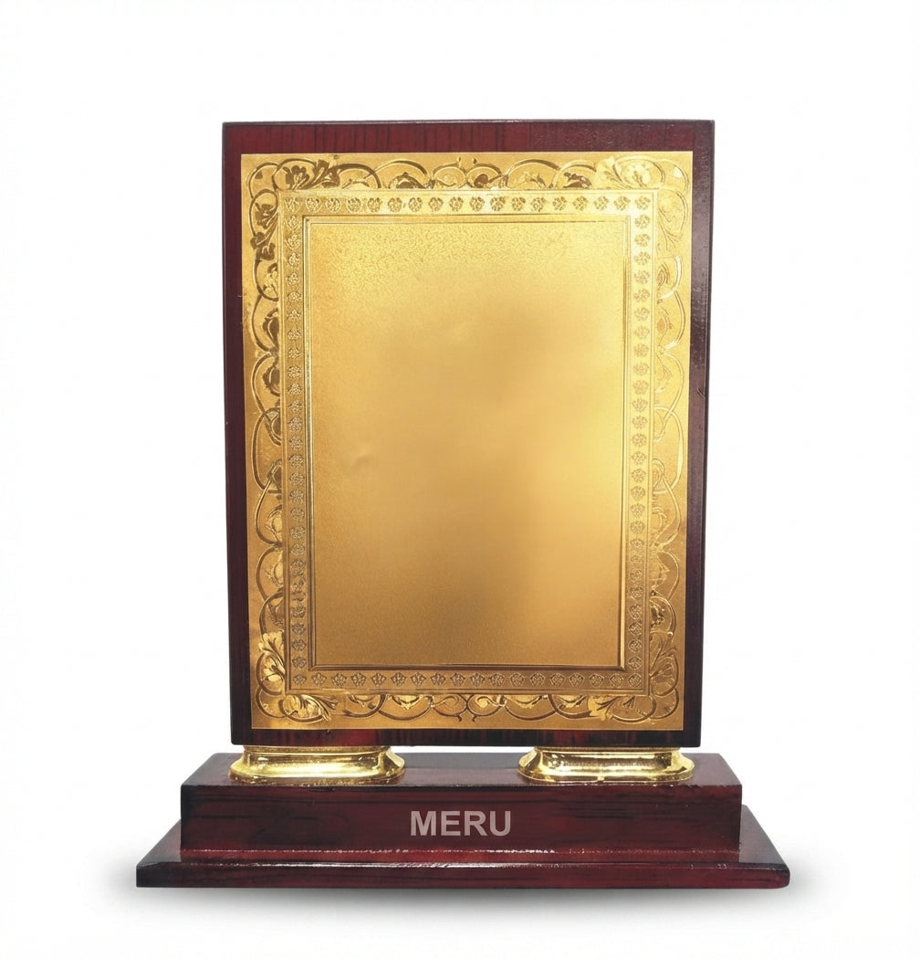 Wooden Trophy Recognition Award 3196 - Meru Trophy
