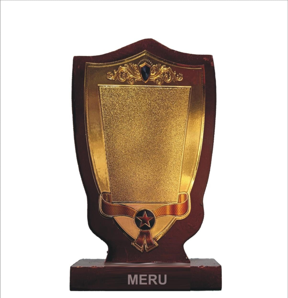 Elegant Wooden Trophy - Recognition Award 511 - A classic wooden trophy for lasting recognition.
